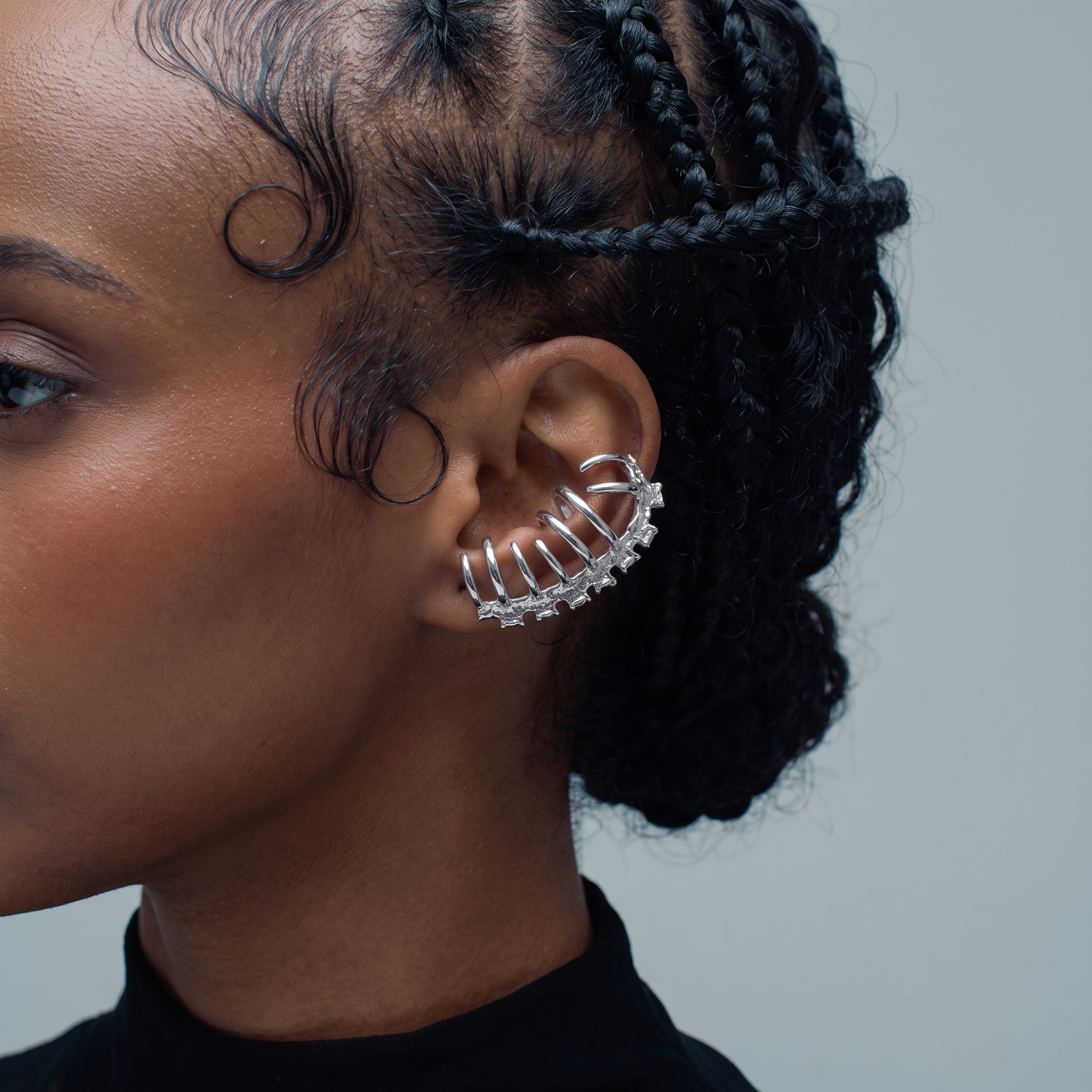 Vertebrae Ear Cuff