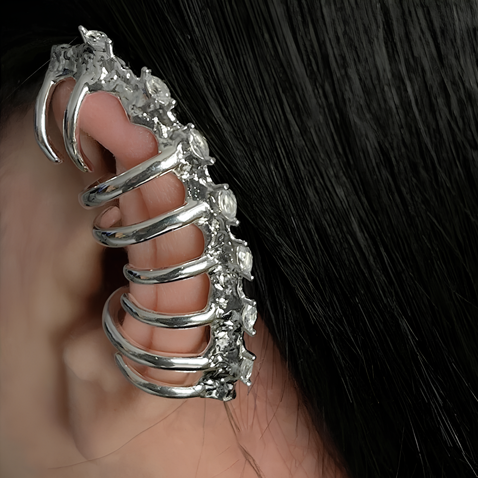 Vertebrae Ear Cuff