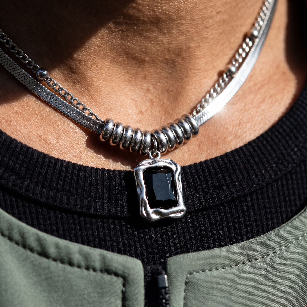 Blackout Necklace