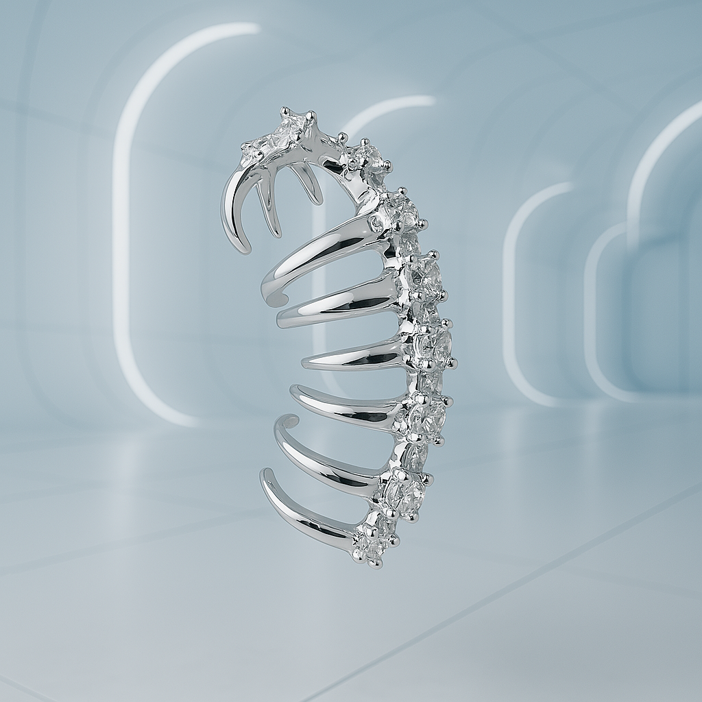 Vertebrae Ear Cuff