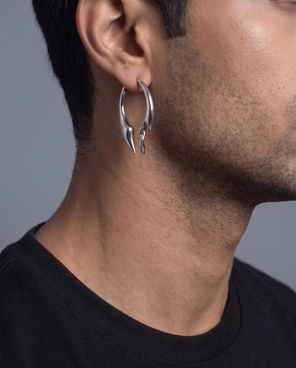 Arc Earrings — on its own