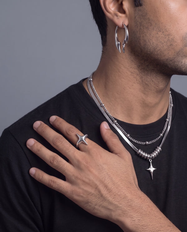 Arc Earrings — the full look