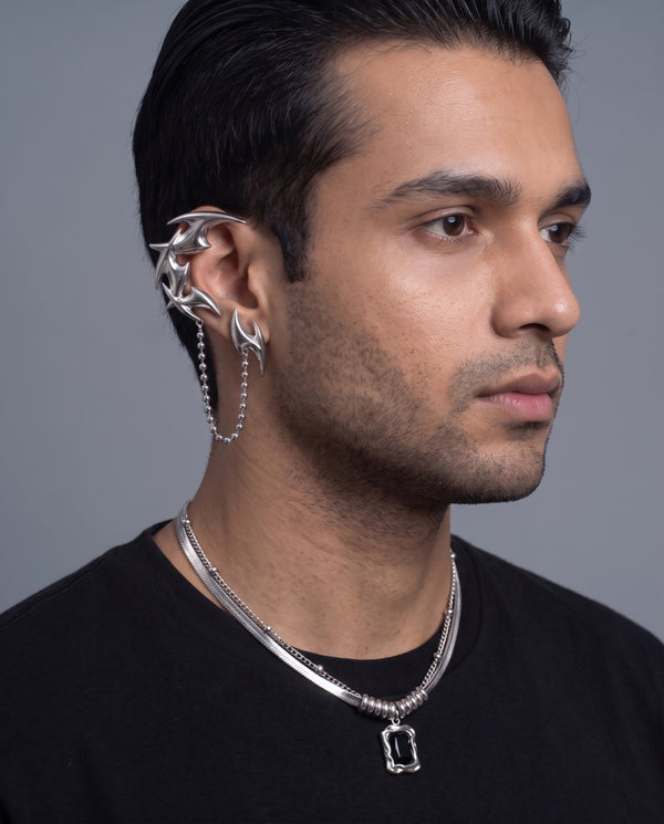 Saber Ear Cuff — with a chain