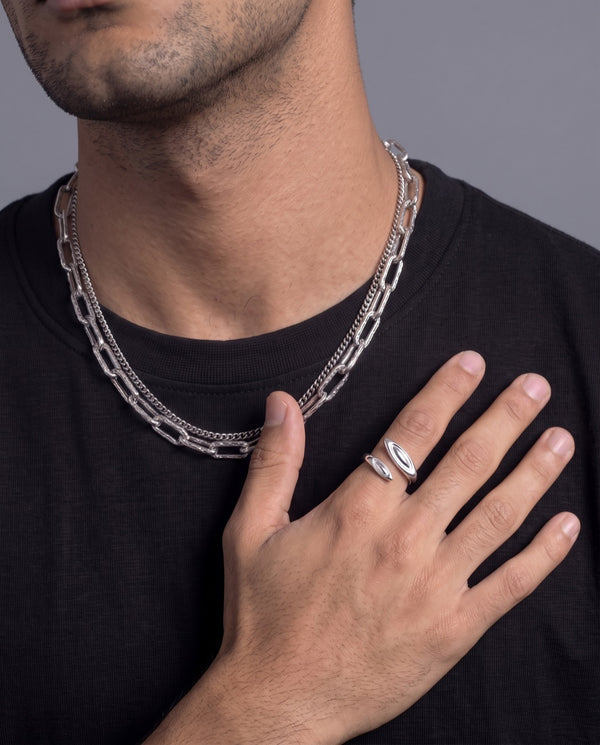 Fractured Necklace — with a ring