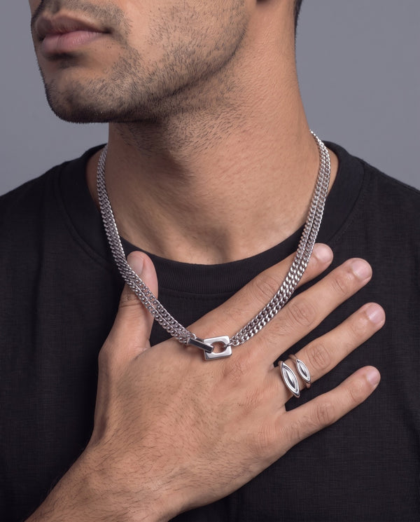 Lockdown Necklace — with a ring