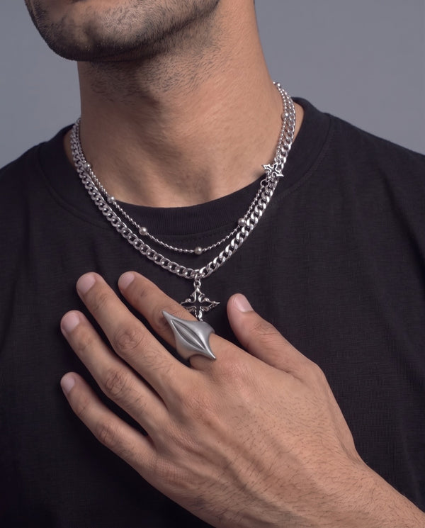 Midnight Necklace — with a ring