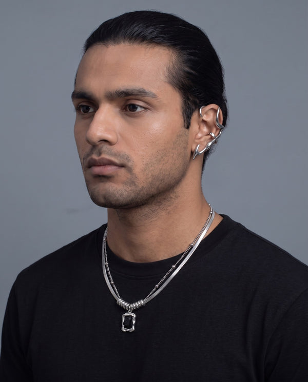 Morph Ear Cuff — with a chain