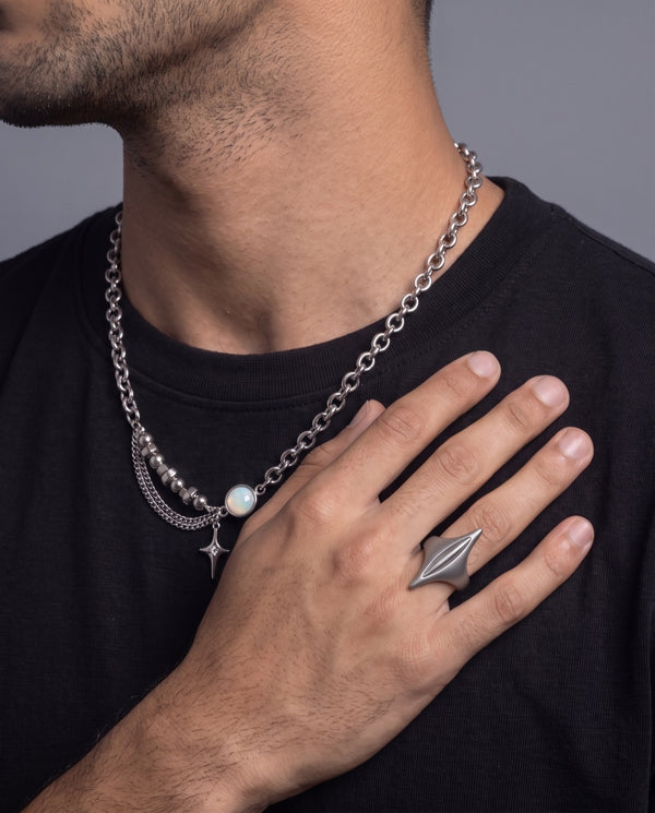 Parallax Necklace — with a ring