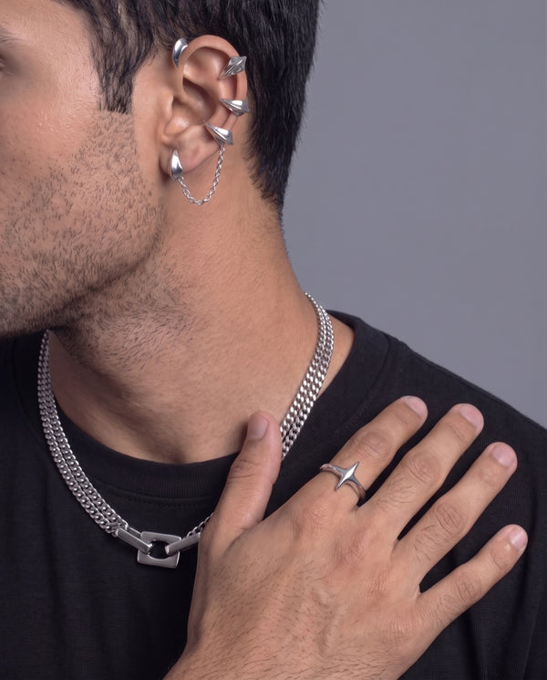Pierce Ear Cuff — the full look