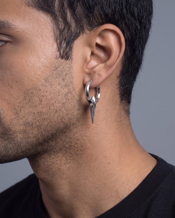 Puncture Earrings — on its own