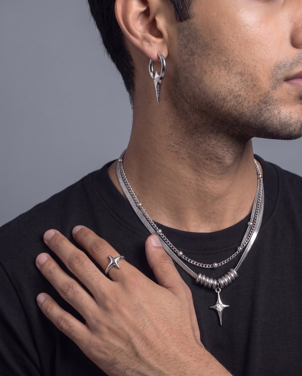 Puncture Earrings — the full look