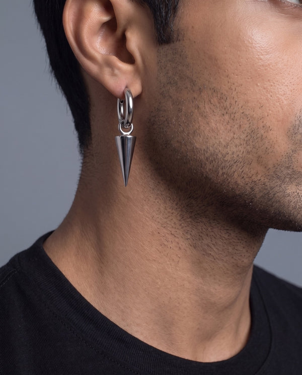 Shank Earrings — on its own