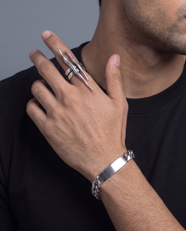 Splinter Ring — with a bracelet